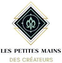 Logo les petites mains des créateurs vert